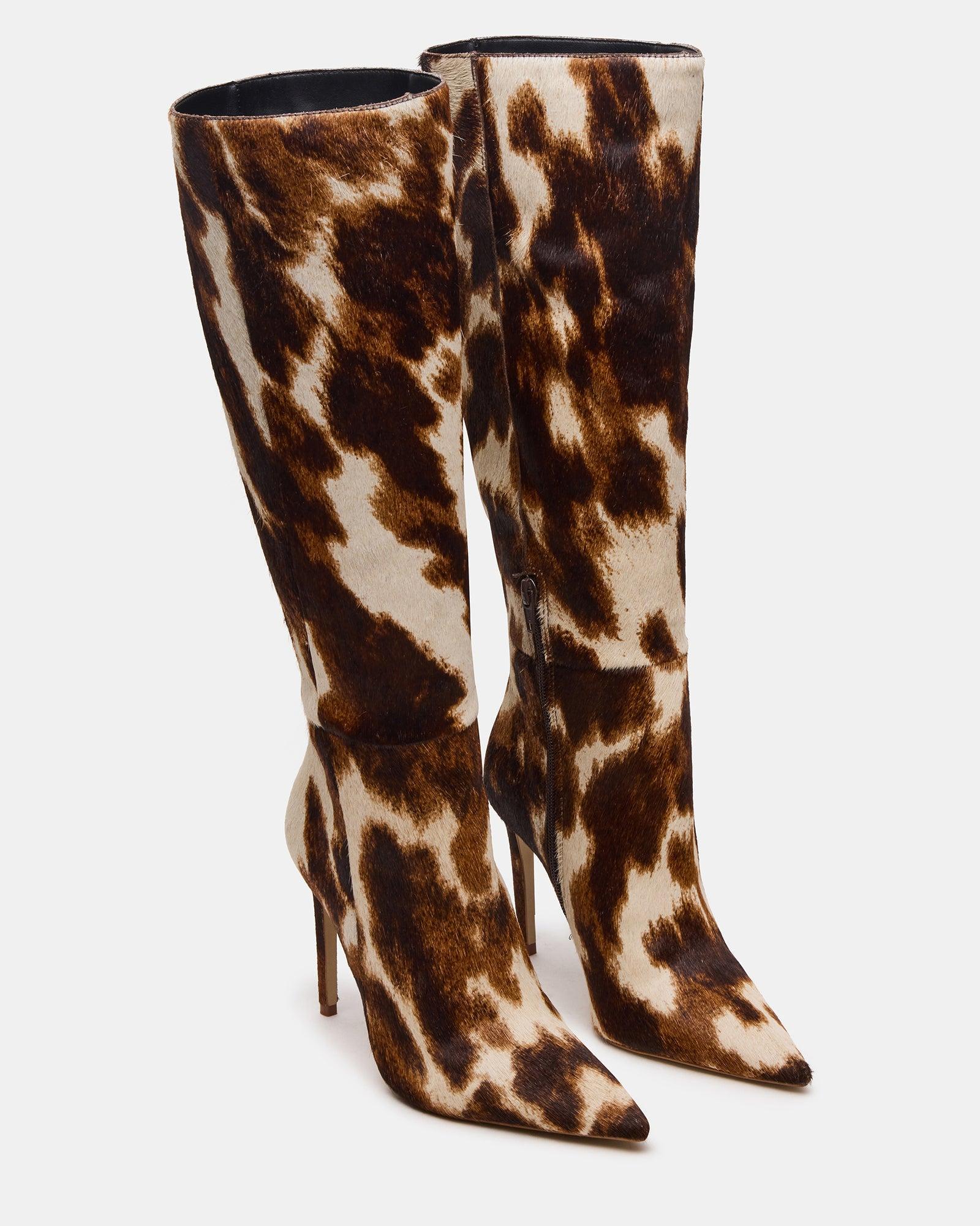 NITRO BROWN COW PRINT WIDE CALF Female Product Image