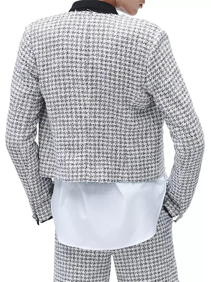 Carmen Houndstooth Cotton-Blend Jacket Product Image