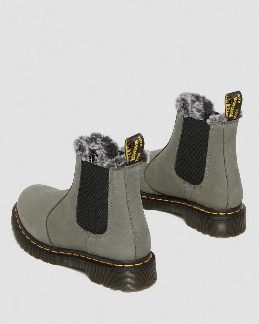 Dr. Martens Womens Leonore Faux Fur Lined Chelsea Boots Product Image