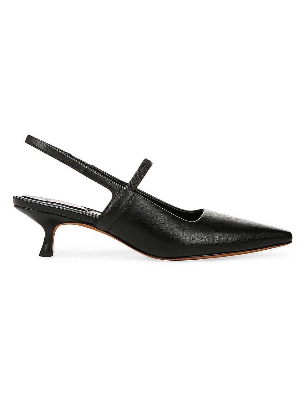 Vince Womens Venice Kitten Heel Pumps Product Image