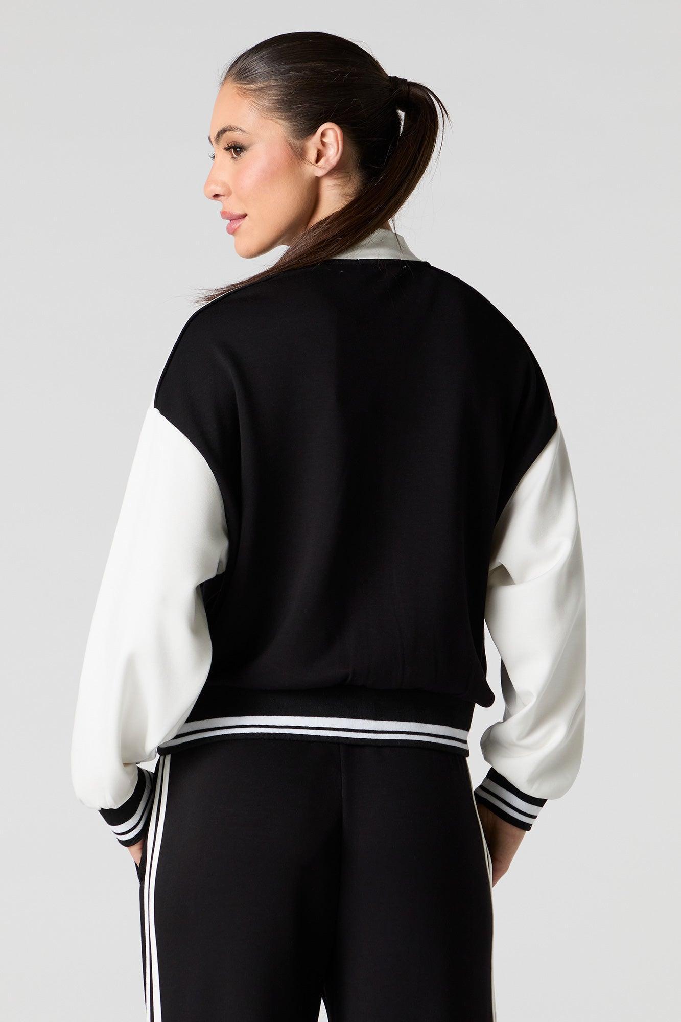 Colourblock Varsity Jacket Female Product Image