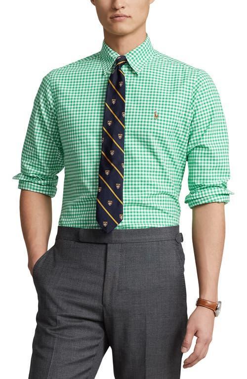 Polo Ralph Lauren Classic Fit Oxford Pine Long Sleeve Woven Shirt Product Image