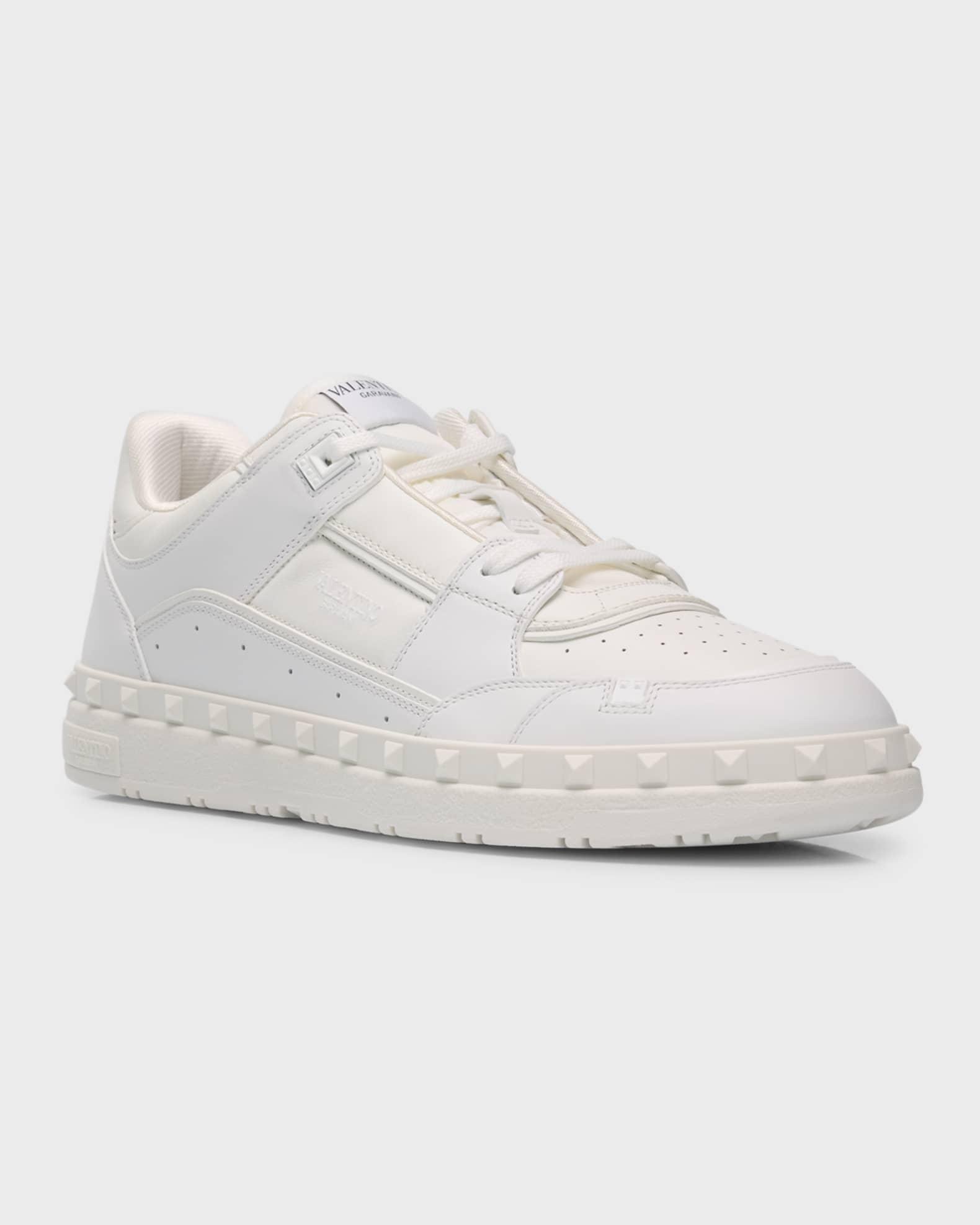 Men's Freedots Leather Low-Top Sneakers Product Image