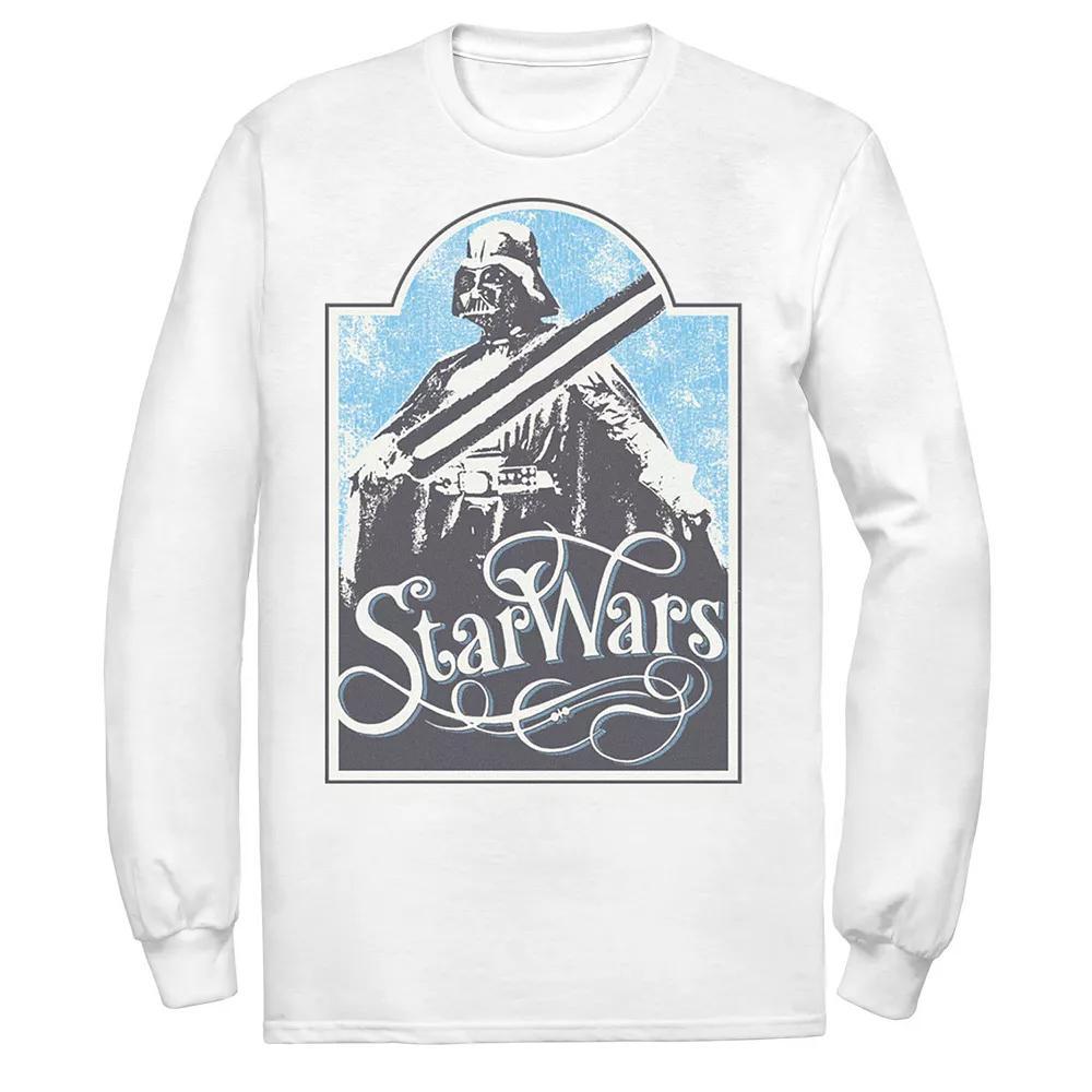 Men's Star Wars Retro Vader Poster Tee, Size: XL, White Product Image