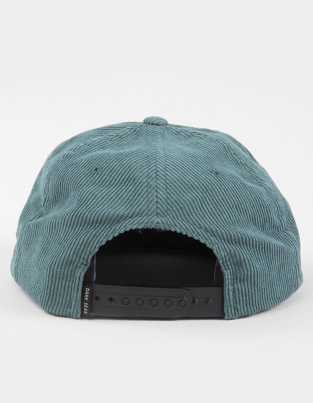 DARK SEAS Damask Corduroy Snapback Hat - GREEN Product Image