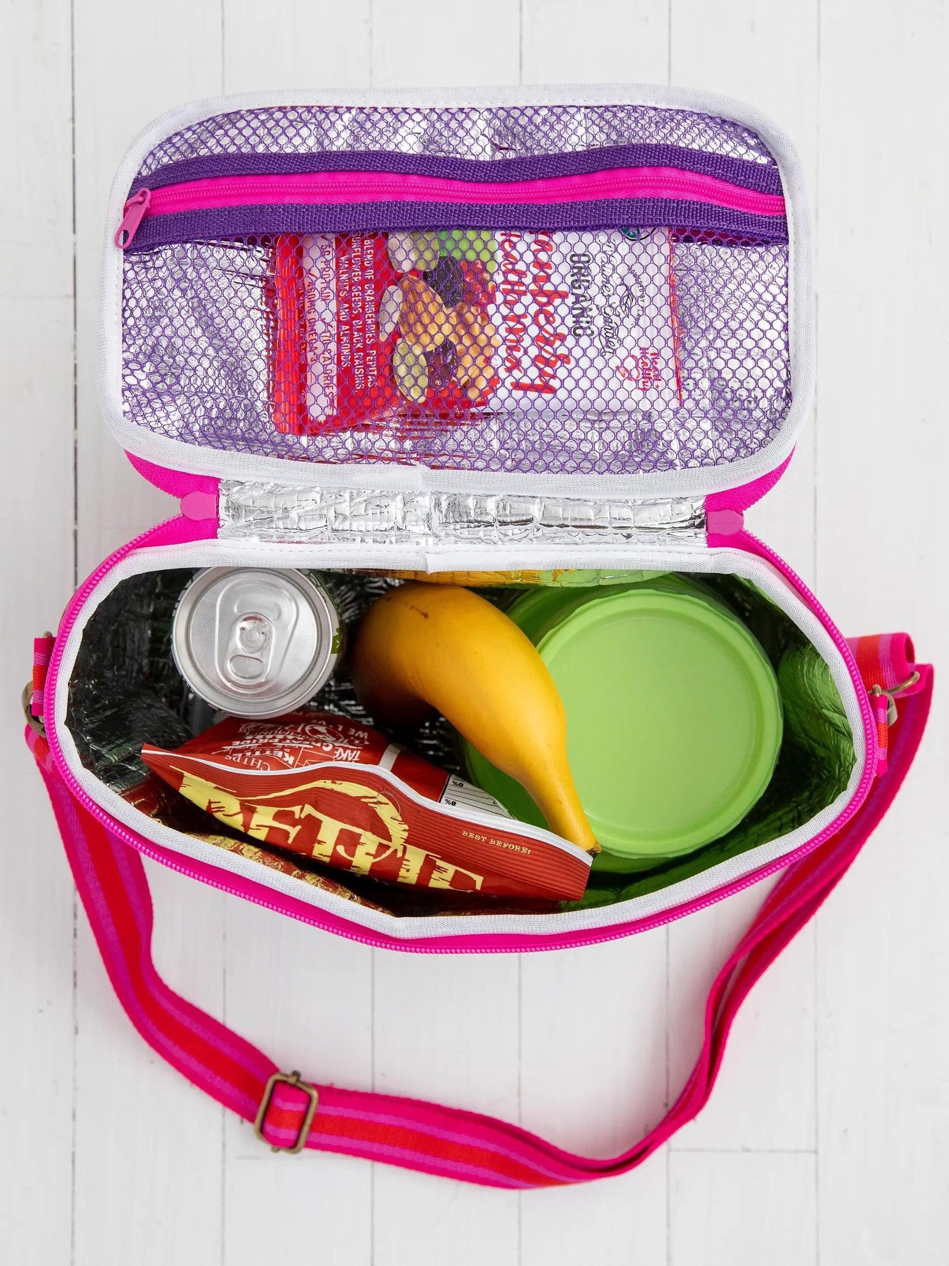 On The Go Lunch Tote - Folk Flower Patchwork Product Image