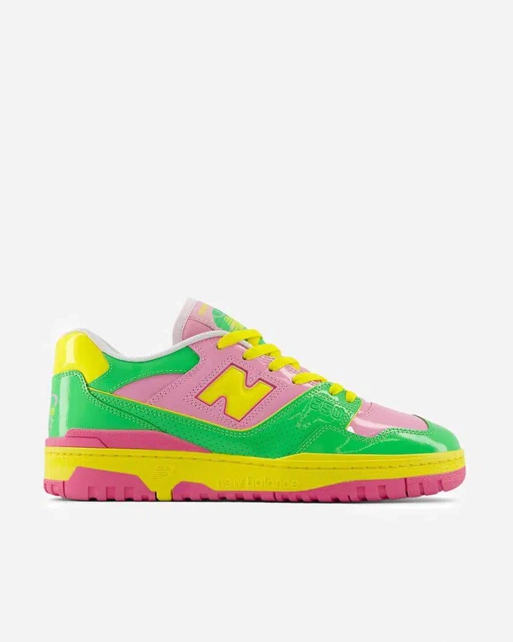 NEW BALANCE 550 Leather Sneakers In Pink Product Image