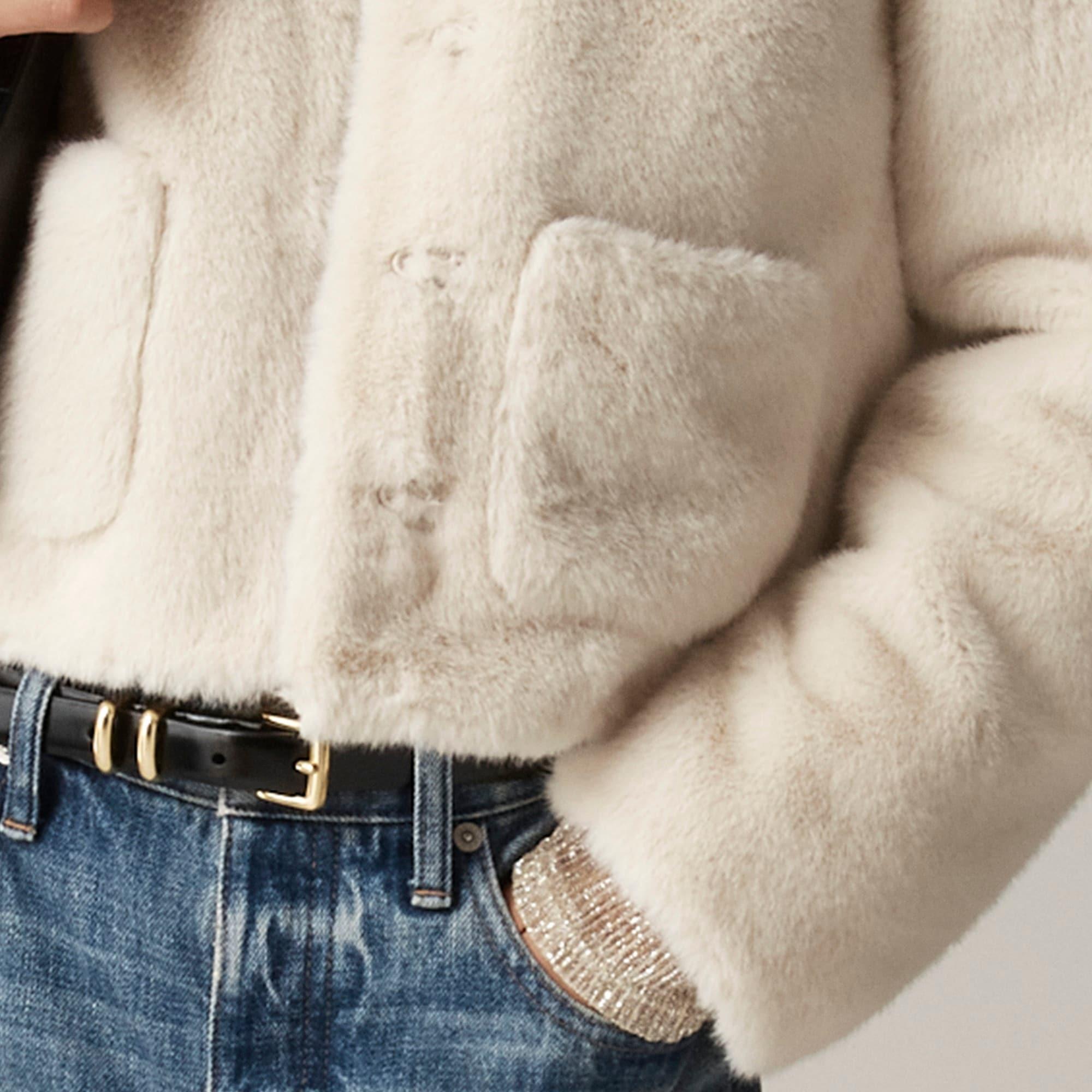 Faux-fur lady jacket Product Image