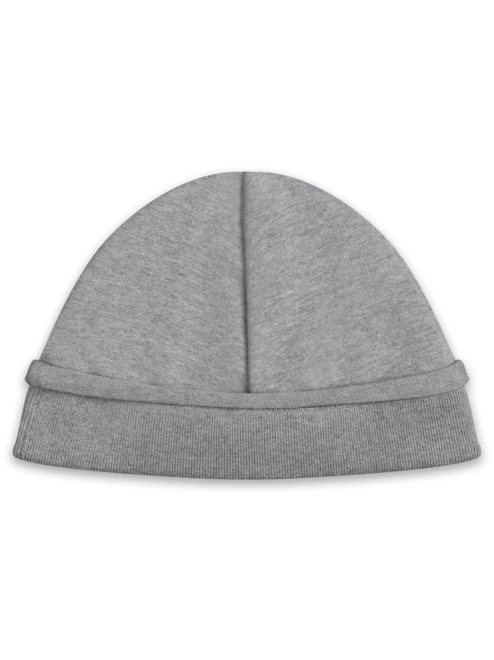 THOM BROWNE 4-bar Stripe Beanie In Grey Product Image