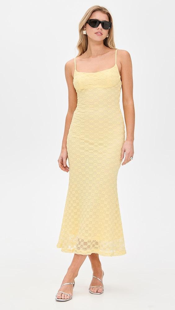 BARDOT Adoni Mesh Midi Dress | Shopbop Product Image