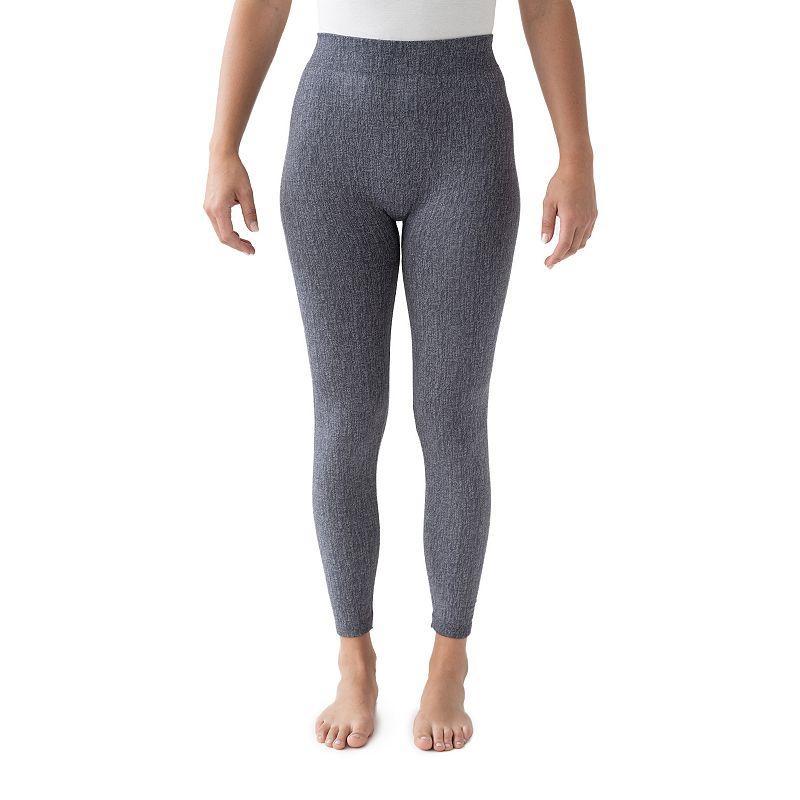 Womens MUK LUKS Faux Denim Leggings Product Image