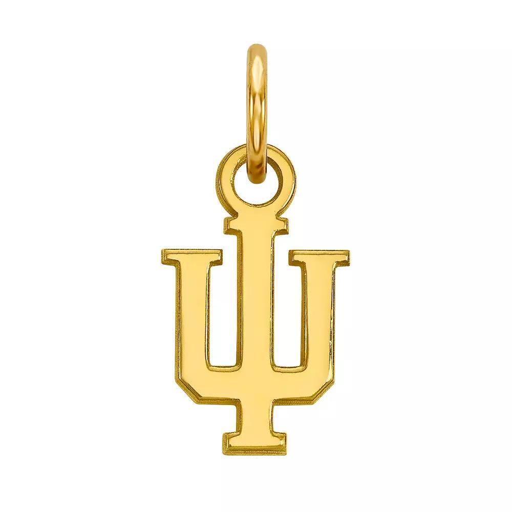 LogoArt Sterling Silver 14K Gold Plated Indiana Hoosiers Pendant, Women's, Size: 15 mm Product Image