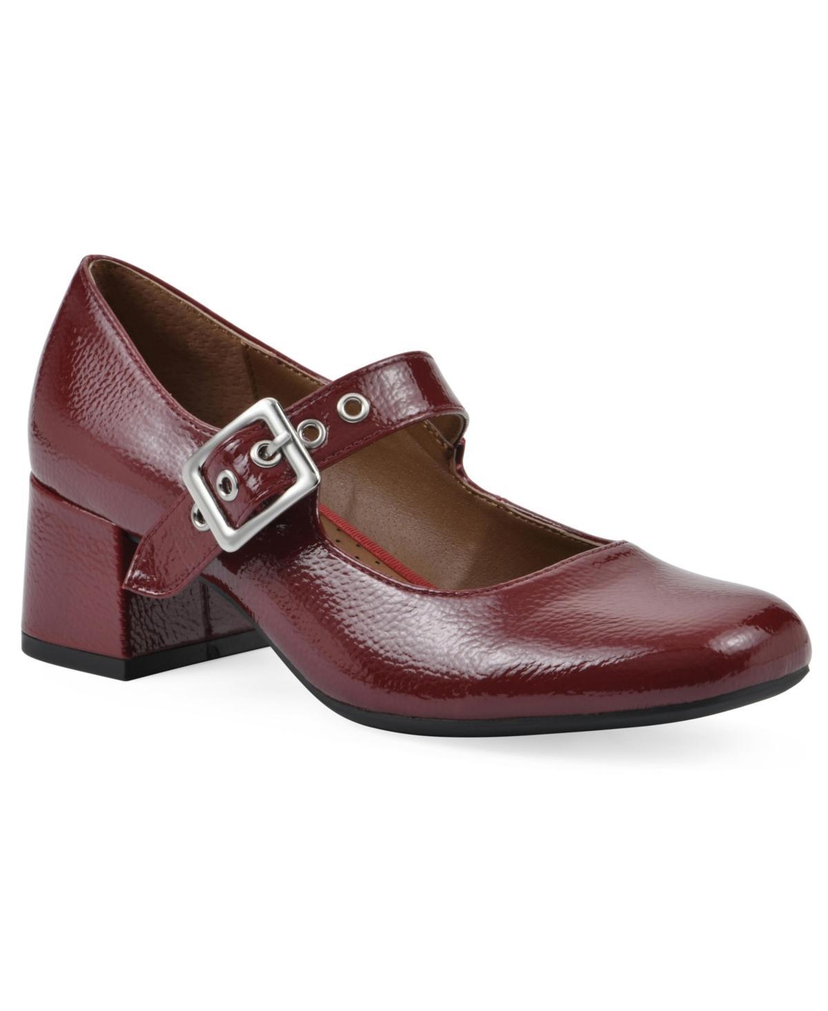 White Mountain Womens Lasso Mary Jane Block Heel Pumps Product Image