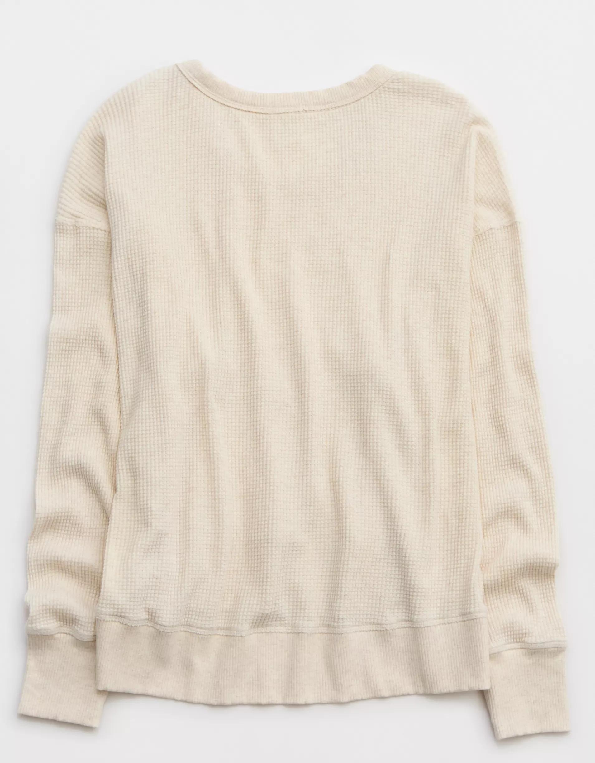 OFFLINE By Aerie Wow! Waffle T-Shirt Product Image
