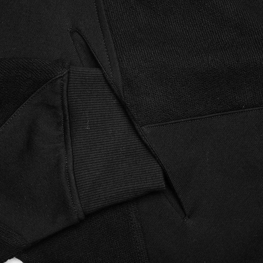 Diamond Terry Hooded Sweatshirt - Black Male Product Image