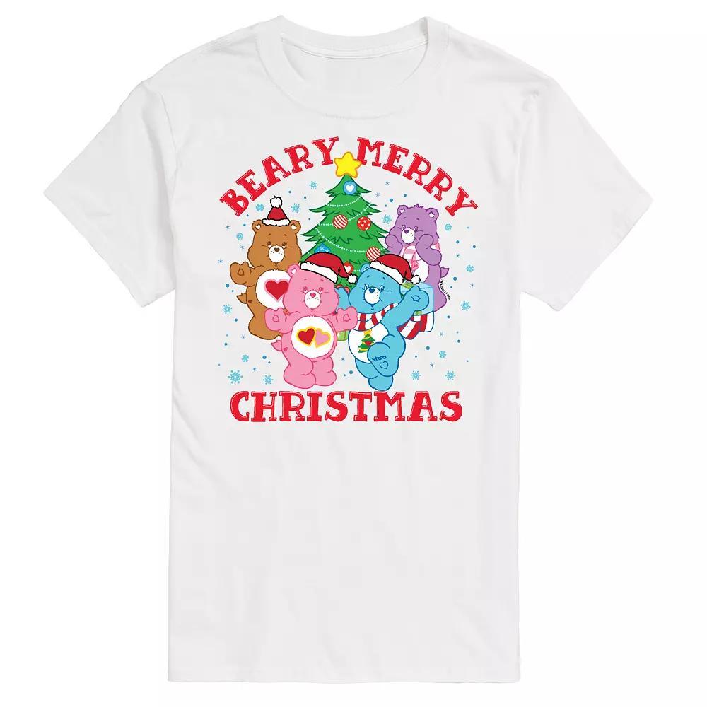 Big & Tall Care Bears Beary Merry Christmas Graphic Tee, Mens Product Image