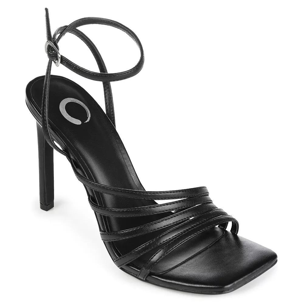 Journee Louella Women's Tru Comfort Foam™ High Heel Dress Sandals, Size: 10, Yellow Product Image