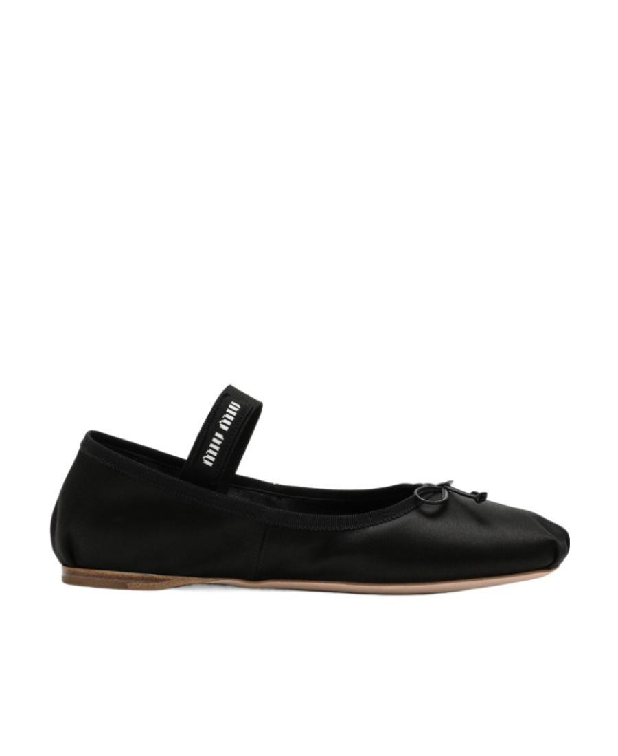logo-strap ballerina shoes Product Image