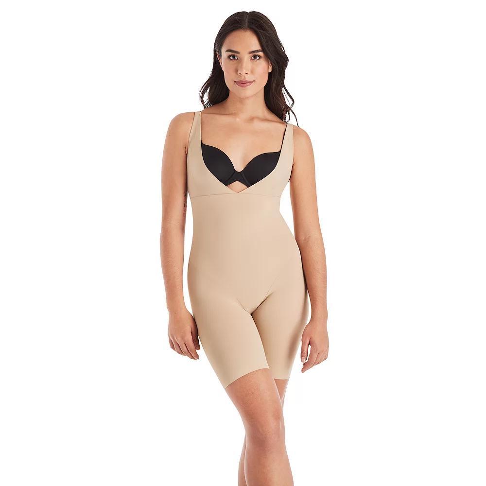 Maidenform Firm Control Shapewear Open Bust Body Shaper with Anti-Static Fabric 2556, Womens Product Image