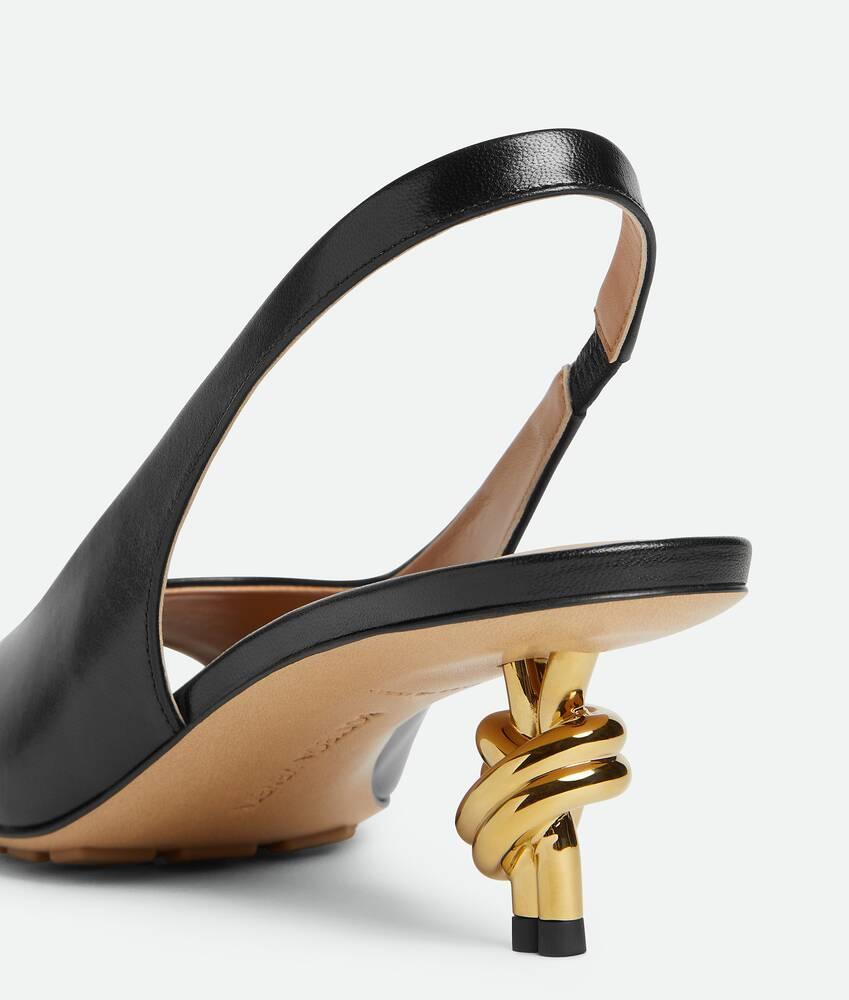 Women's Knot Sandal in Black Product Image