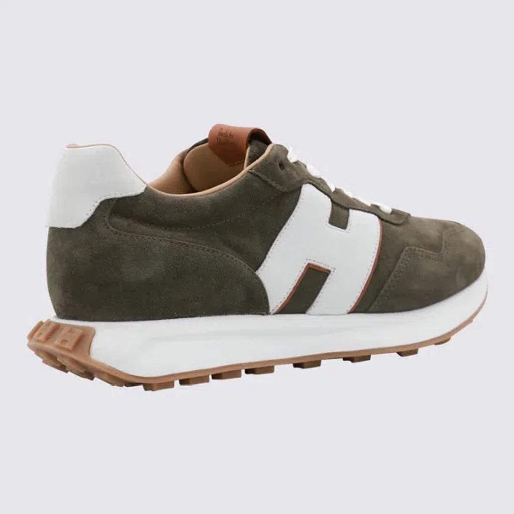 HOGAN H601 Low-top Sneakers In Green Product Image