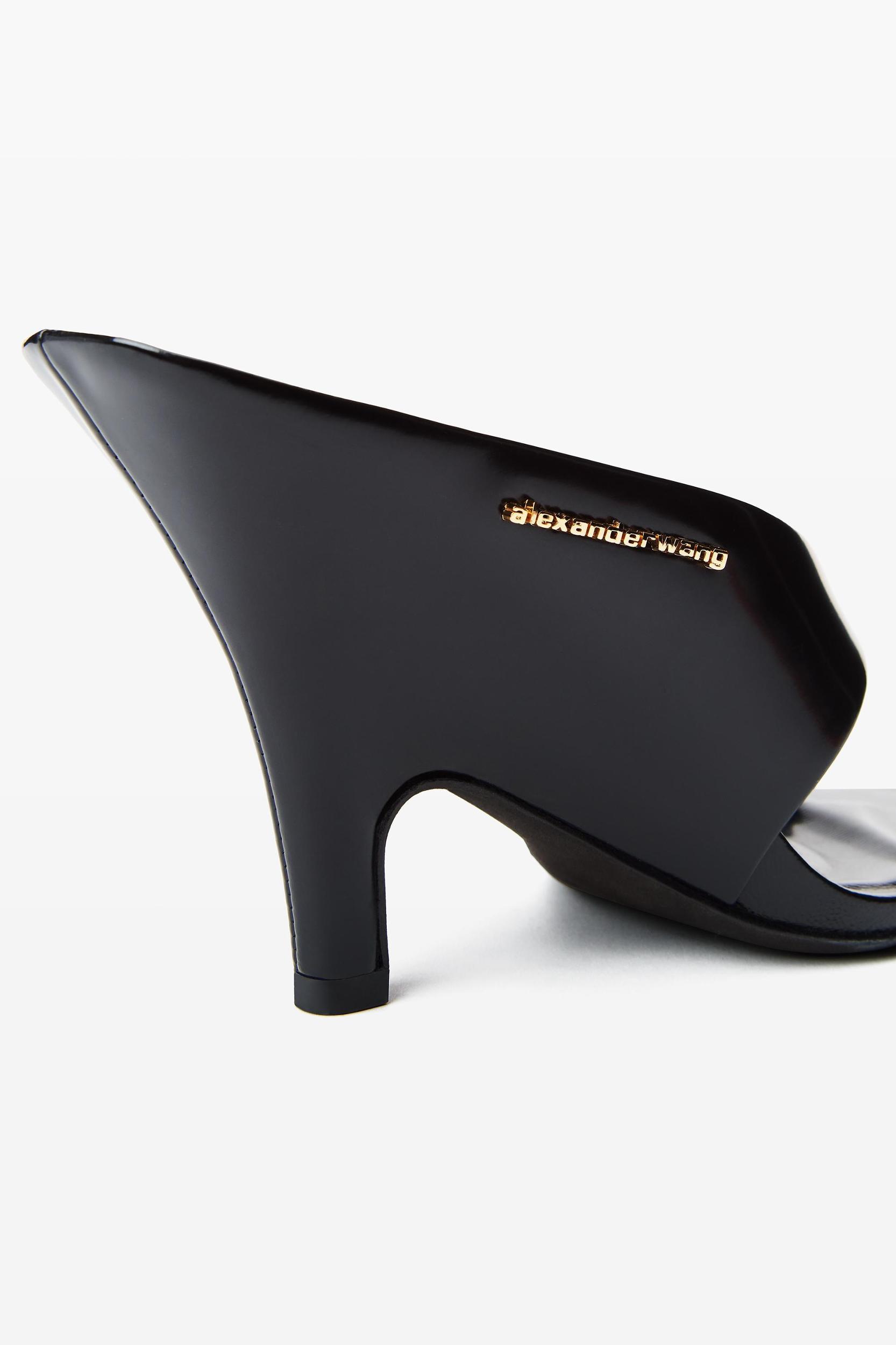 Irina 90mm Pointy Toe Sandal In Calf Leather Product Image