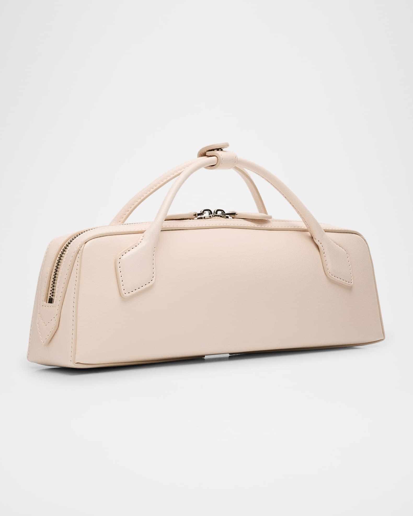 Le Teckel Top-Handle Bag in Grained Leather  Product Image