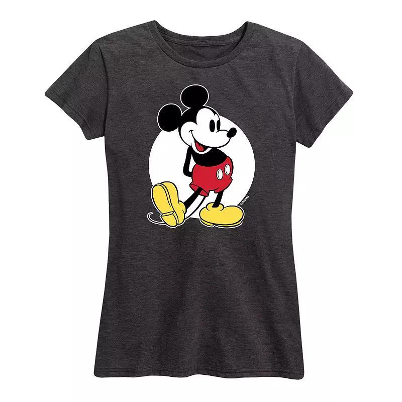 Disney's Lilo & Stitch Women's I Love Stitch Graphic Tee, Size: Medium, Heather Grey Product Image