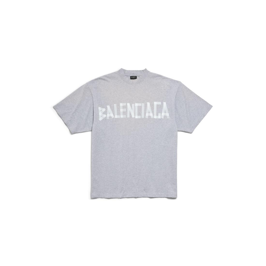Men's New Tape Type Tr T-shirt Medium Fit in Grey Product Image
