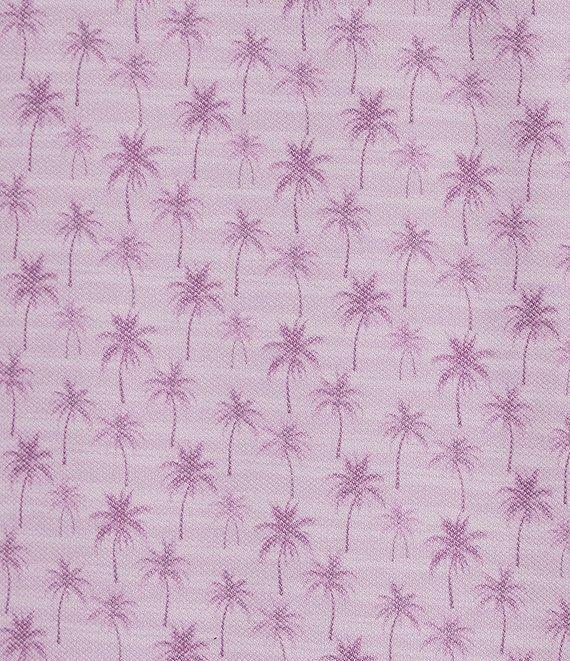 Cremieux Blue Label Palm Tree Print Performance Stretch Short Sleeve Golf Polo Shirt Product Image