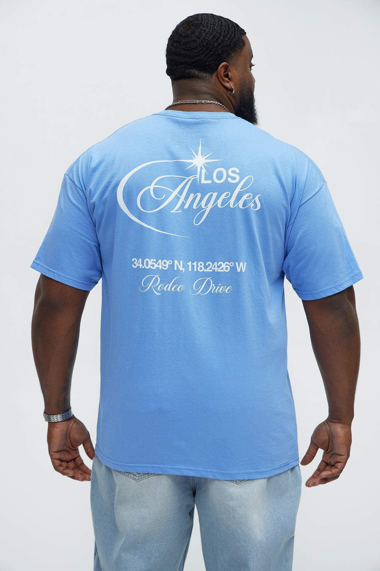 LA Rodeo Drive Short Sleeve Tee - Blue Product Image