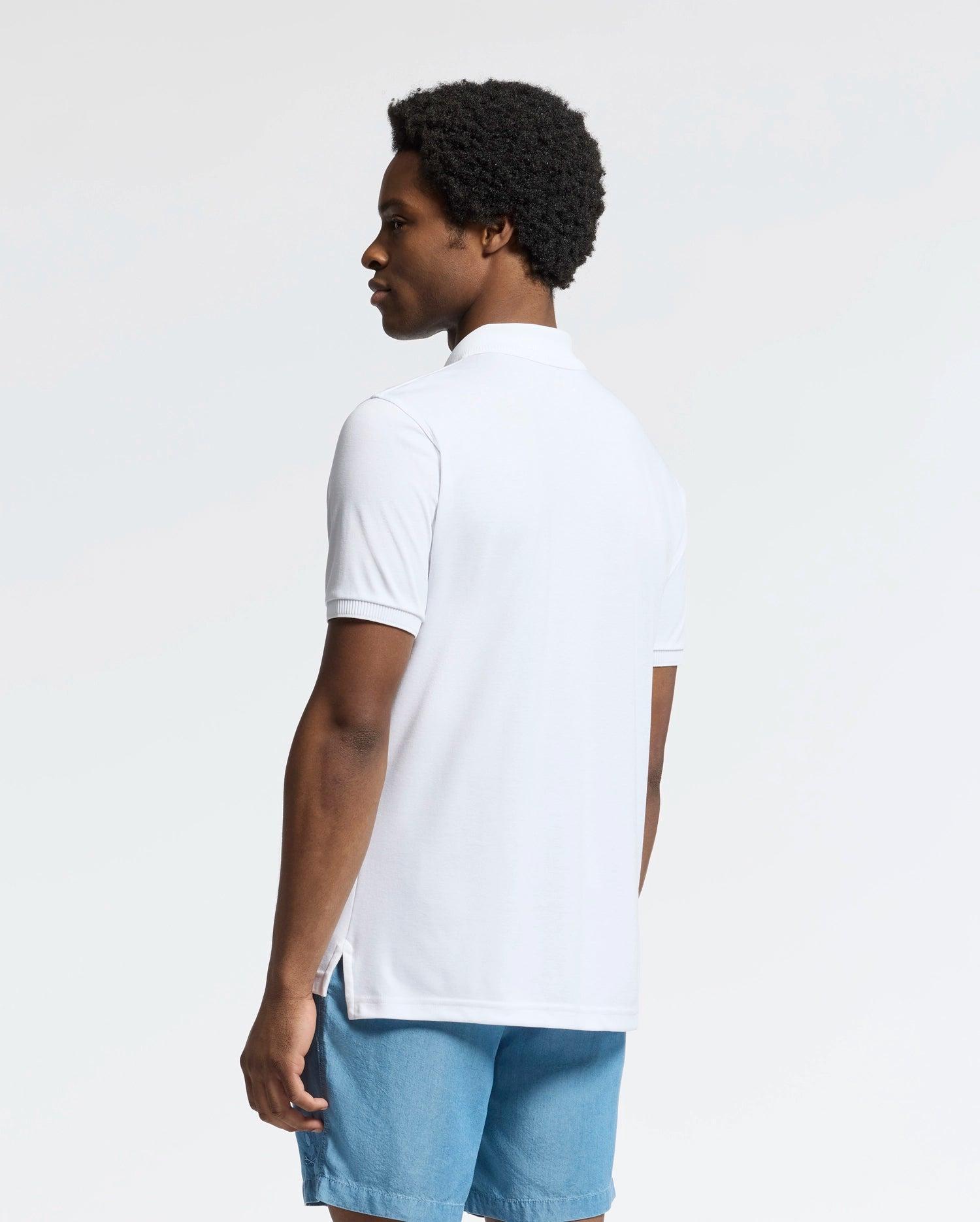 MENS TREVOR PERFORMANCE PIQUE ZIP UP POLO - B6K557F200 Product Image