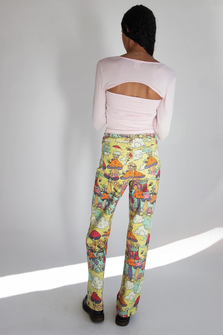 Mushroom Village Printed Jeans Product Image