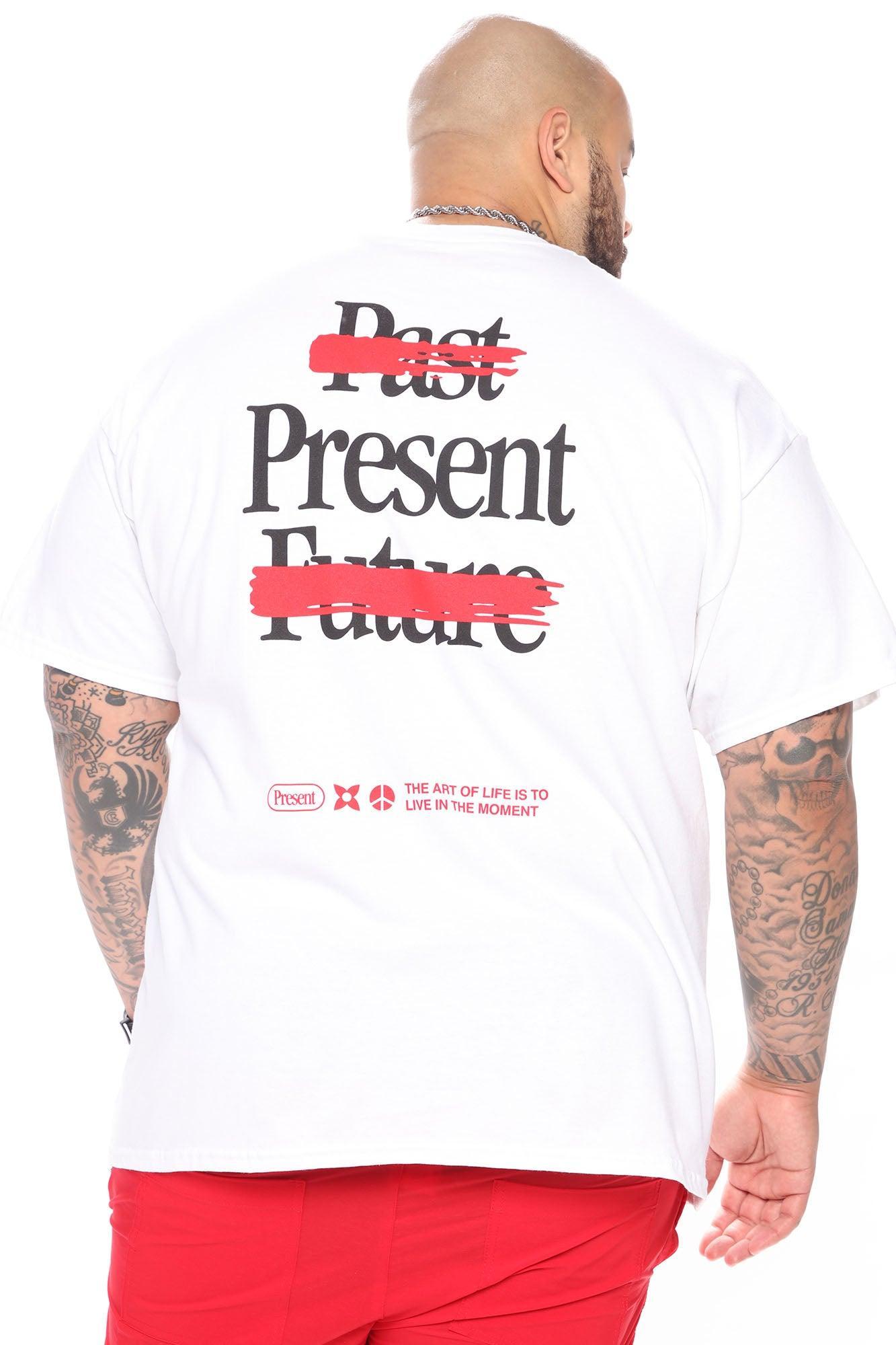 Be Present Short Sleeve Tee - White Product Image