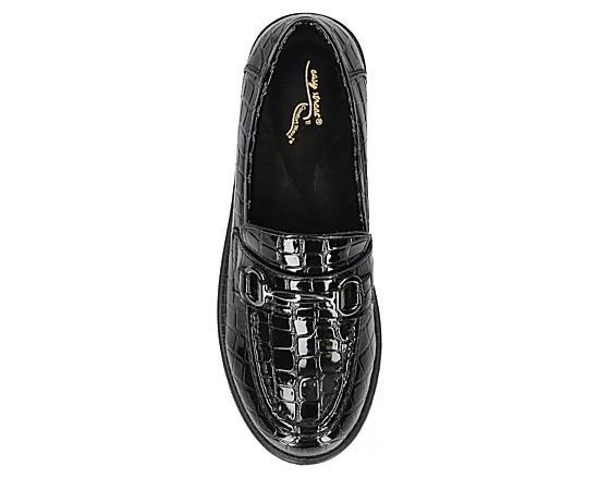 Easy Street Witney Comfort Women's Loafers, Size: 7, Black Croco Product Image