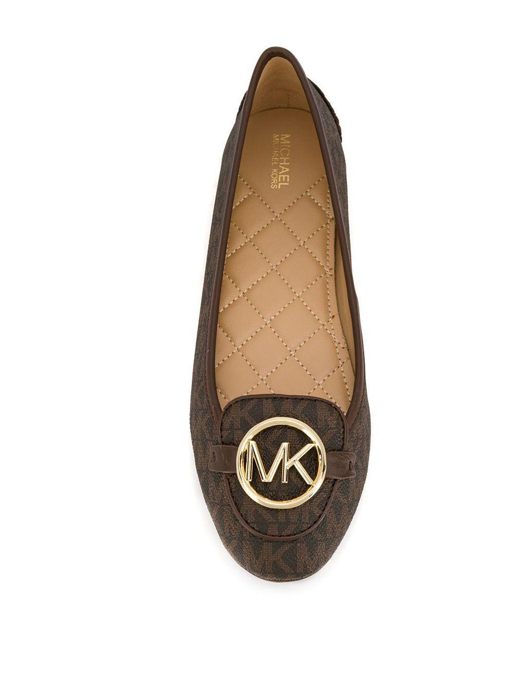 grained ballerina flats Product Image