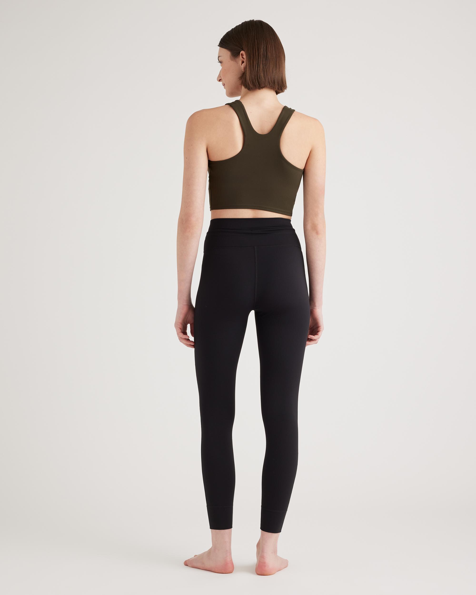 Quince | Women's Ultra-Form High-Neck Cropped Tank Top Size XL, Nylon/Spandex Product Image