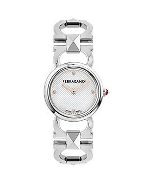 Ferragamo Double Gancini Stud Watch, 25mm Product Image