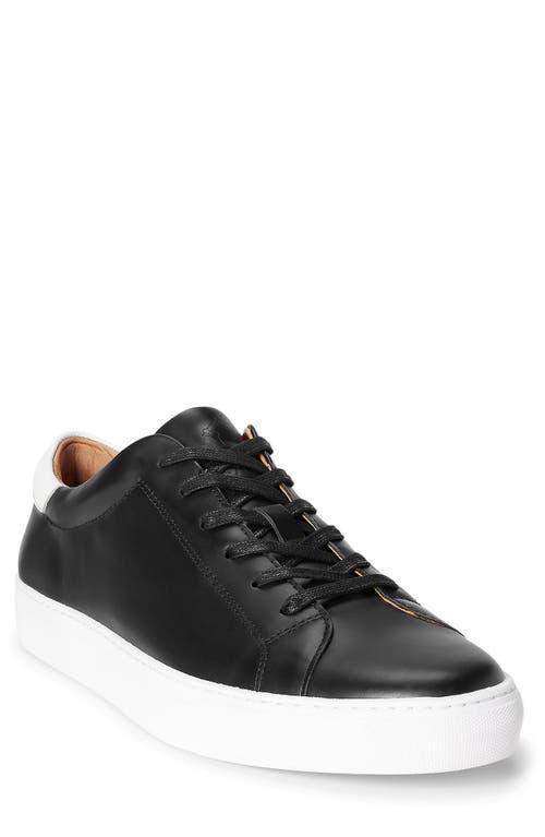 Polo Ralph Lauren Mens Jermain Leather Sneakers Product Image