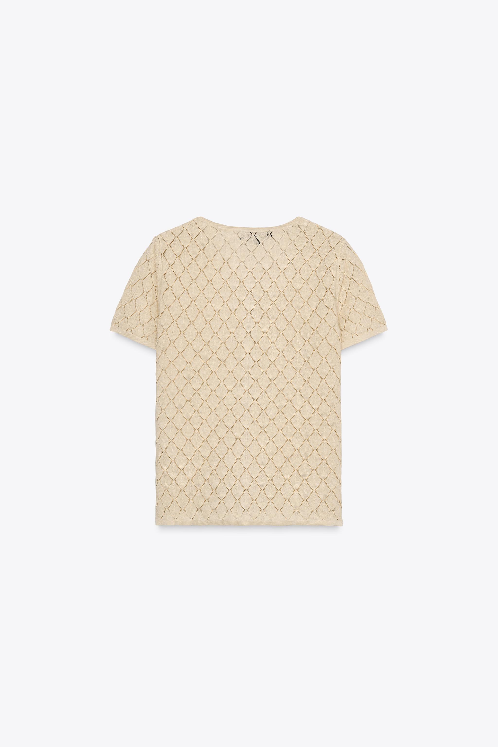 TEXTURED KNIT TOP Product Image