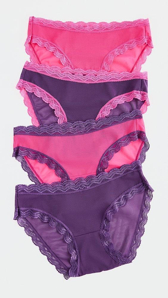 Stripe & Stare Mesh Original Knickers Four Pack | Shopbop Product Image