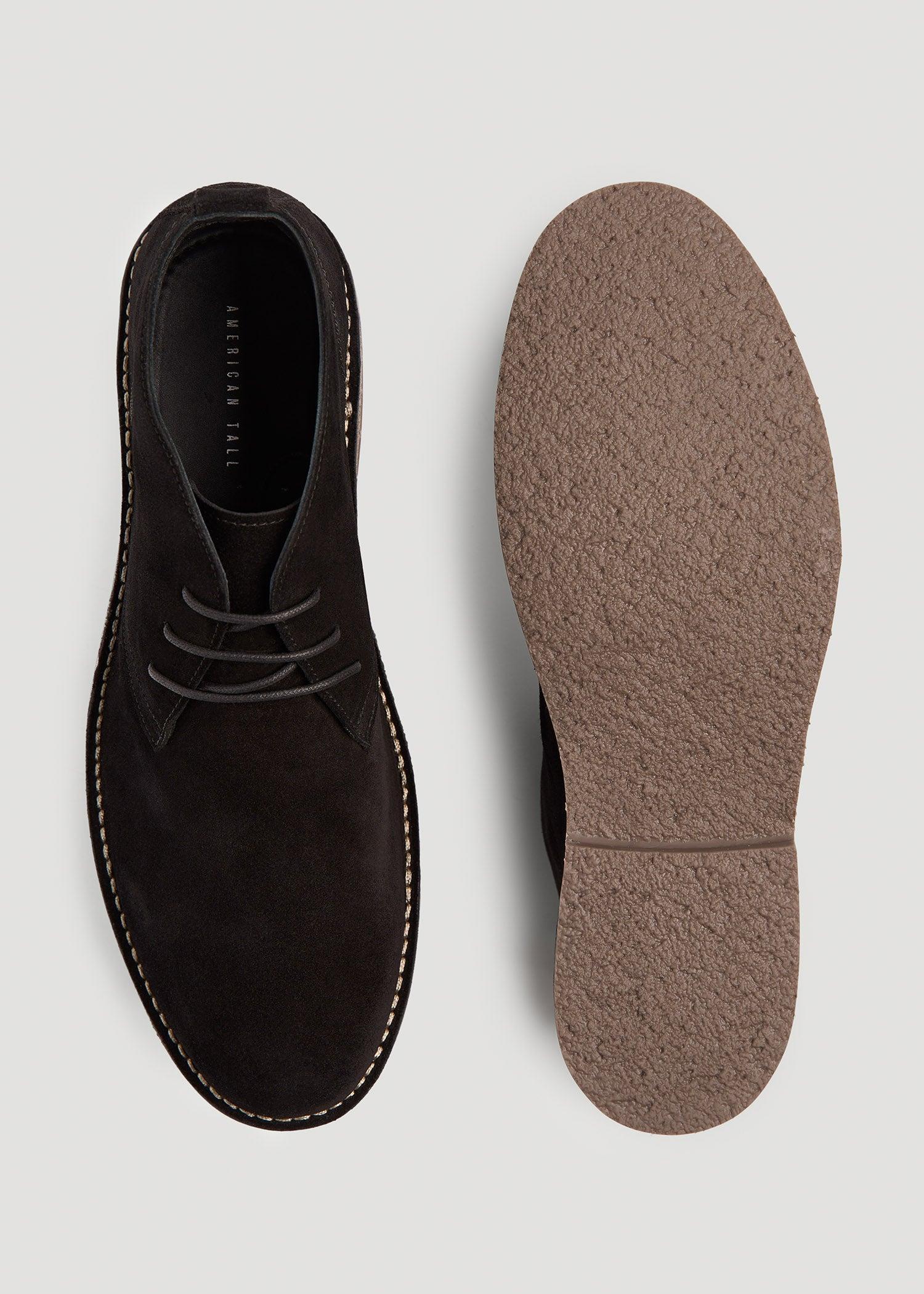 Tall Men's Chukka Boots in Black Product Image