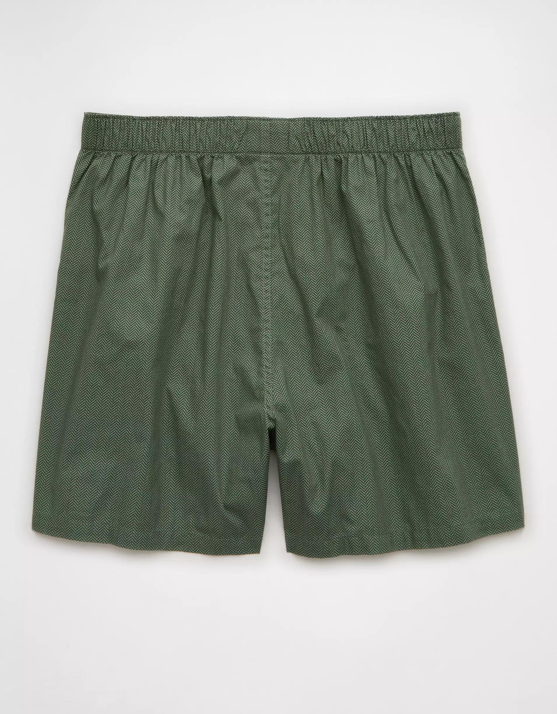 AEO Men's Plaid Stretch Boxer Short Product Image