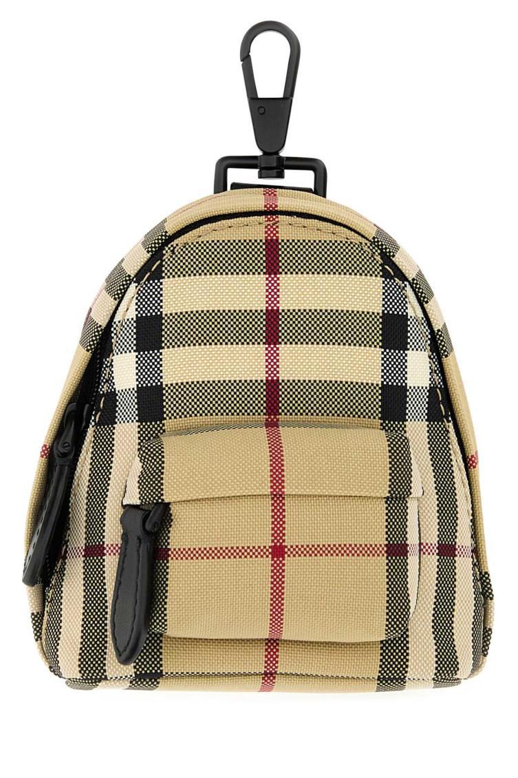 BURBERRY Key Tag In Beige Product Image