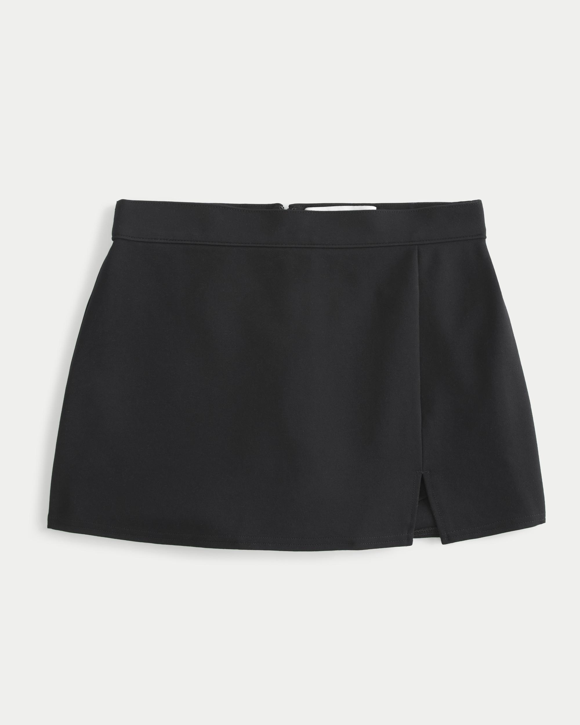 High-Rise Ponte A-Line Mini Skort Product Image