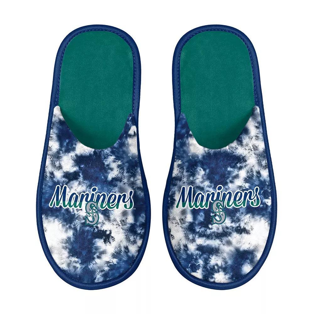 Women's FOCO Seattle Mariners Team Scuff Slide Slippers, Size: XL, Blue Product Image