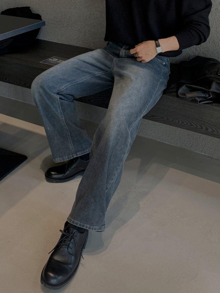 RT No. 12410 BLUE DENIM STRAIGHT JEANS Product Image