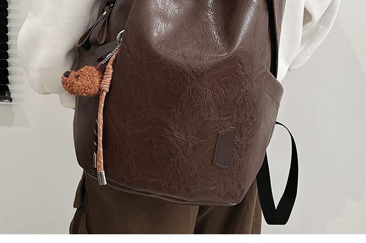 Faux Leather Backpack Product Image