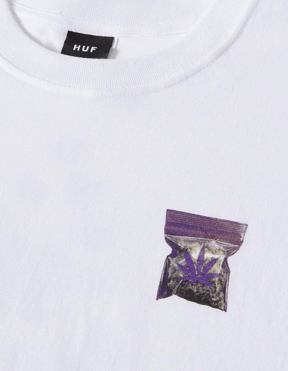 HUF Dank Mens Tee - WHITE Product Image
