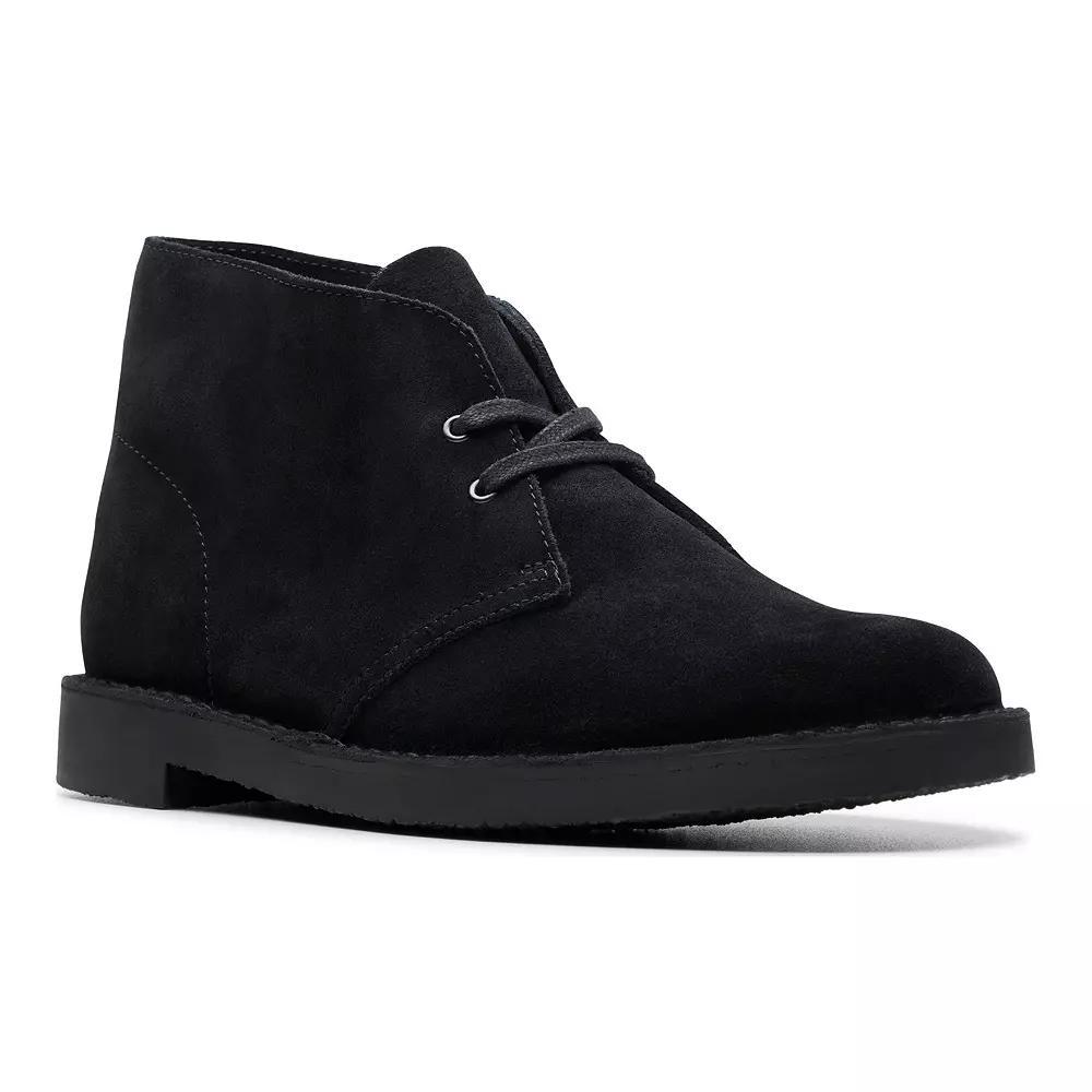 Clarks® Shepton Men's Suede Lace Up Boots, Size: 11, Black Product Image